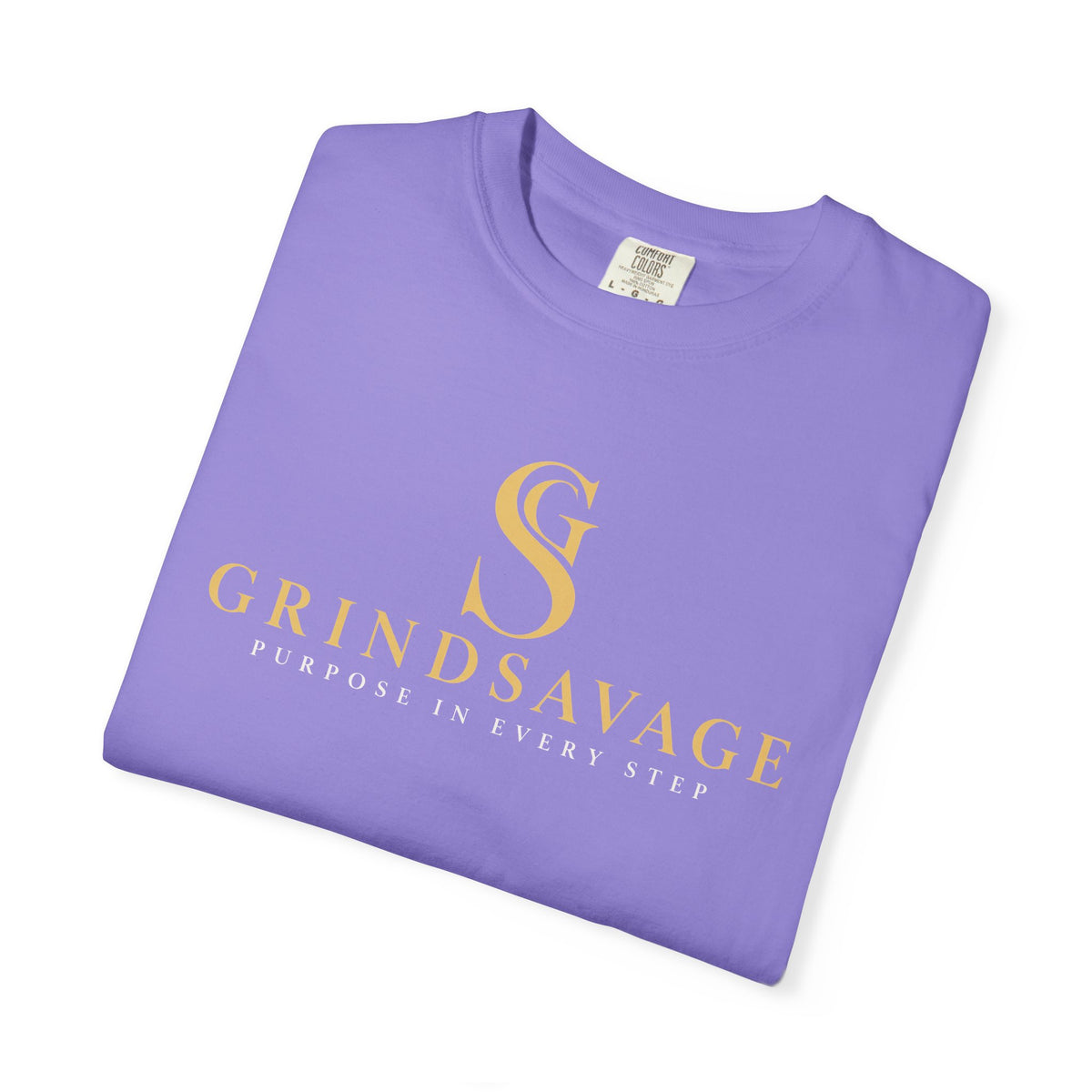 GrindSavage Gold Emblem Garment-Dyed T-Shirt