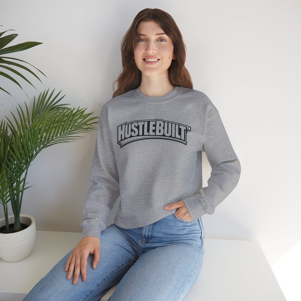 GrindSavage Hustle Built Crewneck Sweatshirt