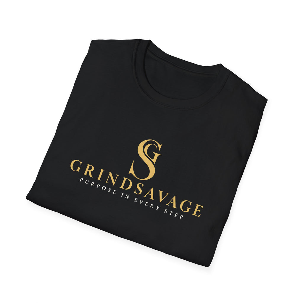 GrindSavage Minimalist Gold Logo T-Shirt