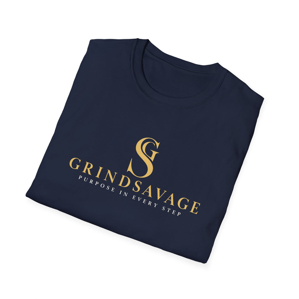 GrindSavage Minimalist Gold Logo T-Shirt