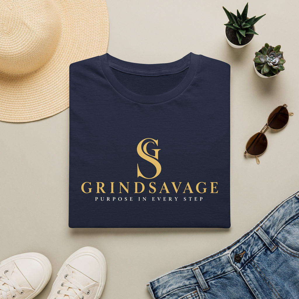 GrindSavage Minimalist Gold Logo T-Shirt