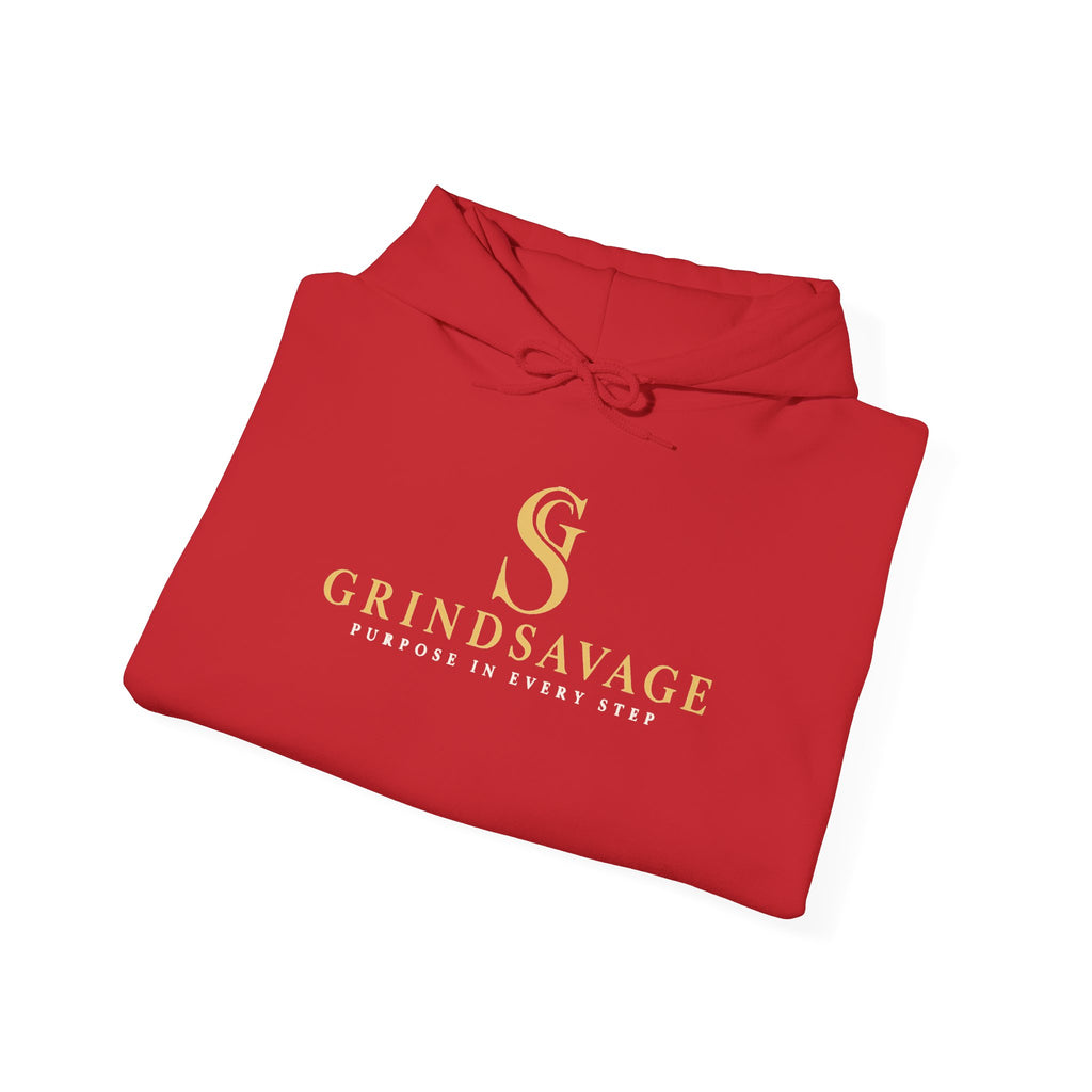 GrindSavage Minimalist Gold Logo Hoodie