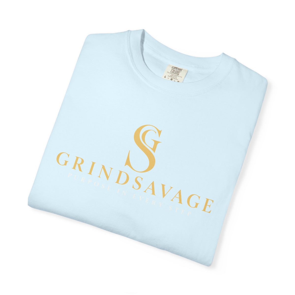 GrindSavage Gold Emblem Garment-Dyed T-Shirt