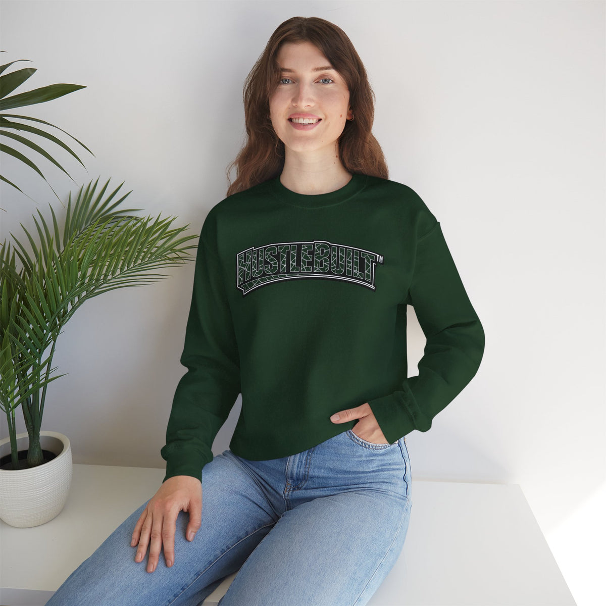 GrindSavage Hustle Built Crewneck Sweatshirt