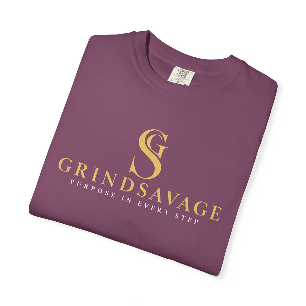 GrindSavage Gold Emblem Garment-Dyed T-Shirt