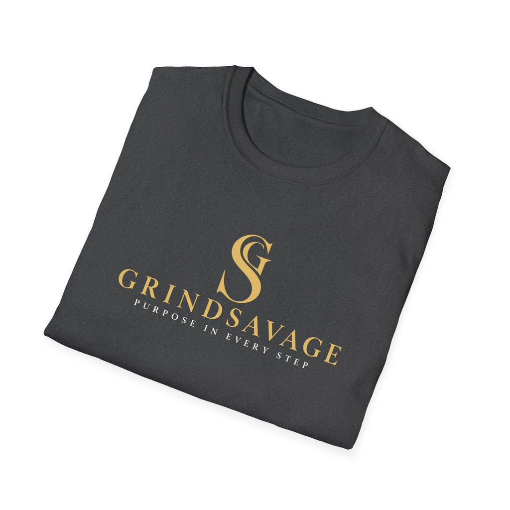 GrindSavage Minimalist Gold Logo T-Shirt