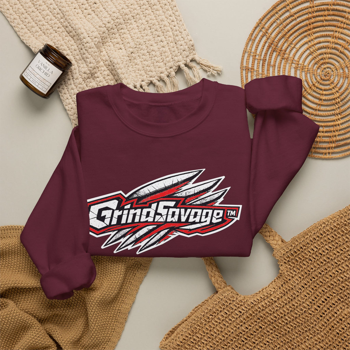 GrindSavage Graphic Crewneck Sweatshirt