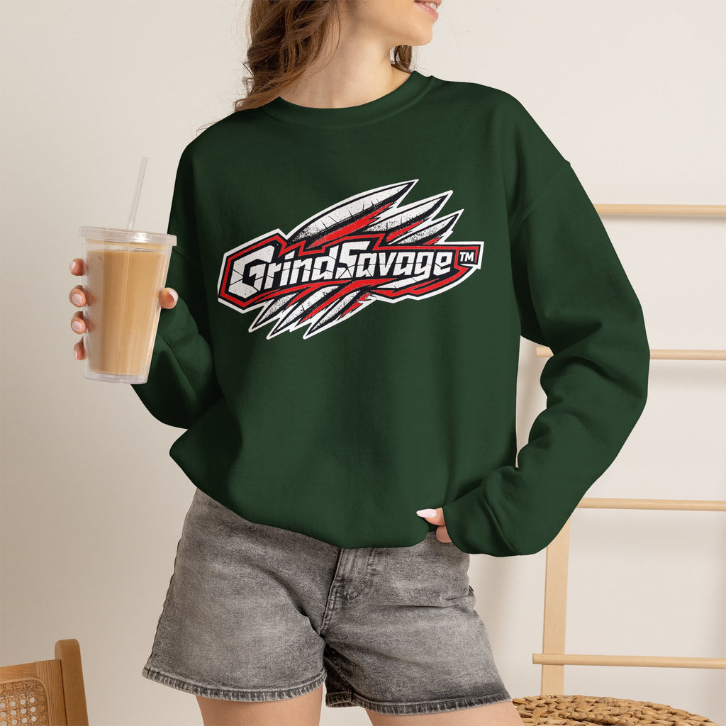 GrindSavage Signature Logo Crewneck Sweatshirt