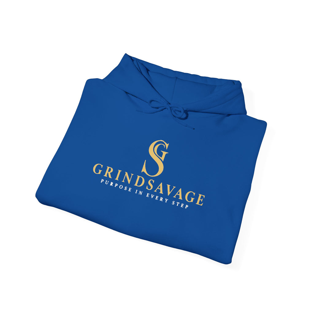 GrindSavage Minimalist Gold Logo Hoodie