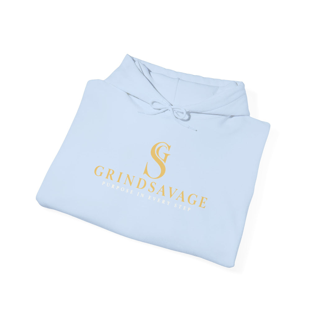 GrindSavage Minimalist Gold Logo Hoodie