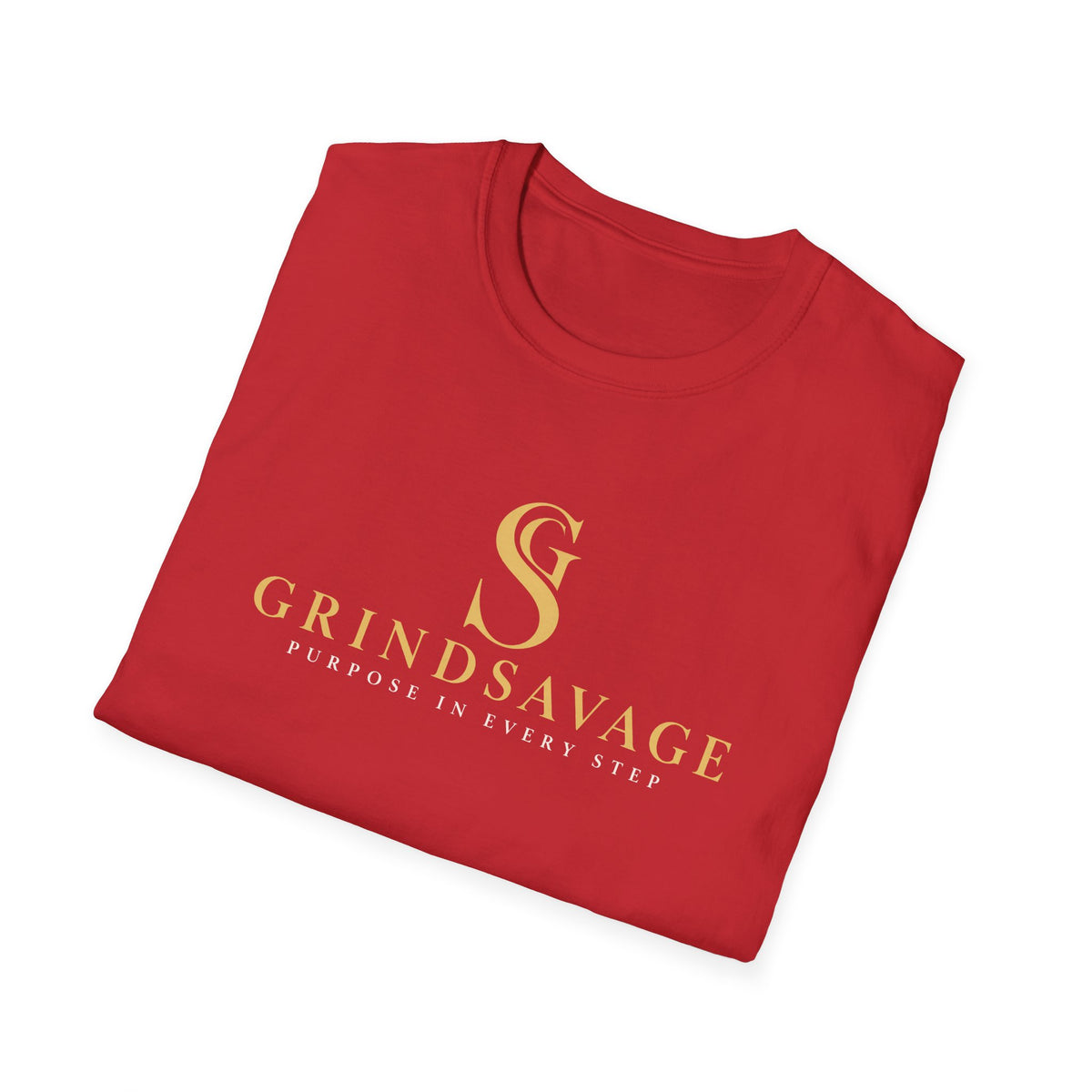 GrindSavage Minimalist Gold Logo T-Shirt