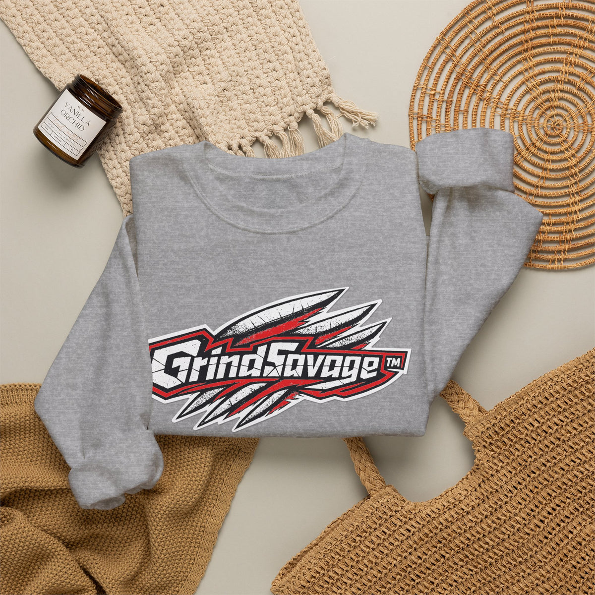 GrindSavage Graphic Crewneck Sweatshirt