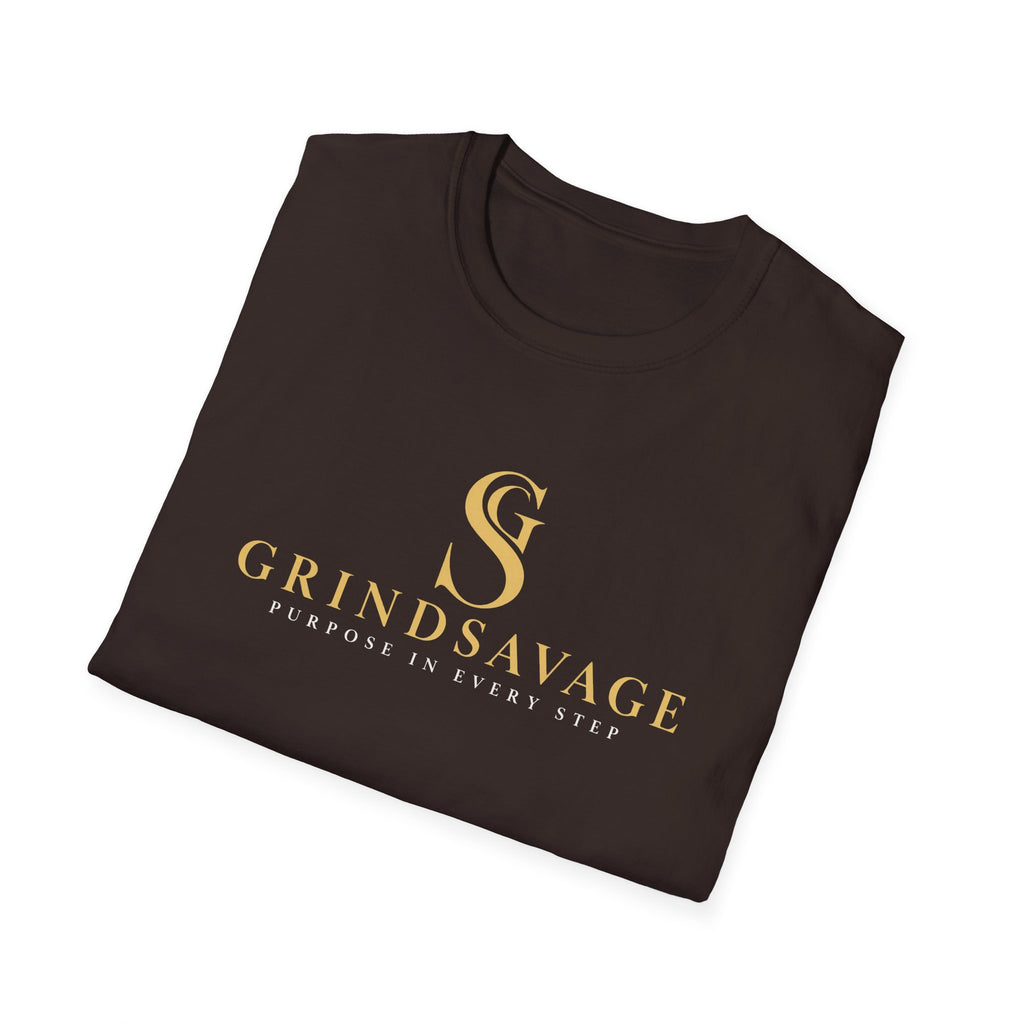 GrindSavage Minimalist Gold Logo T-Shirt