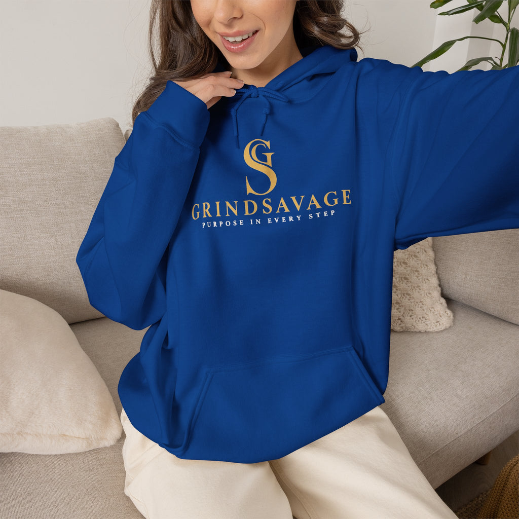 GrindSavage Gold Emblem Hoodie