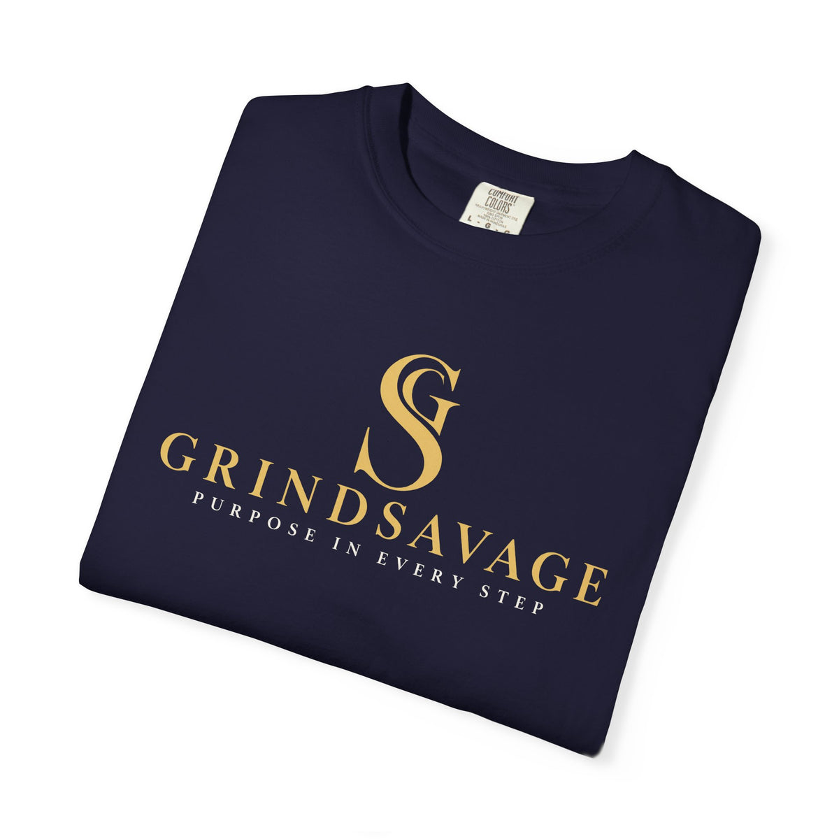 GrindSavage Gold Emblem Garment-Dyed T-Shirt