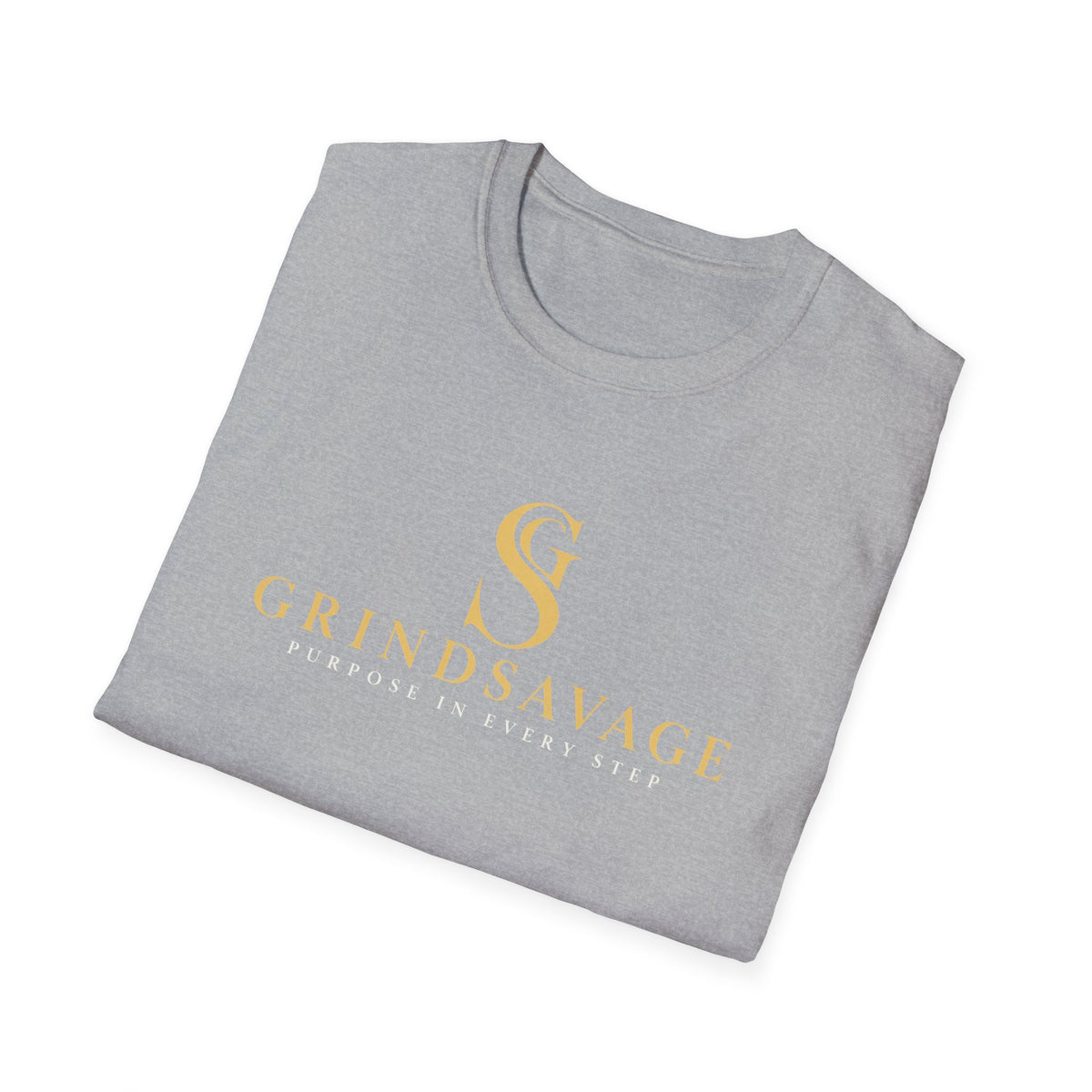 GrindSavage Minimalist Gold Logo T-Shirt