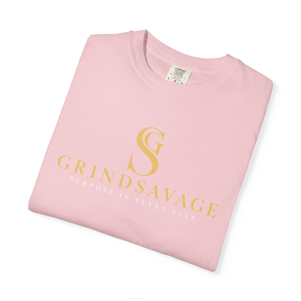 GrindSavage Gold Emblem Garment-Dyed T-Shirt