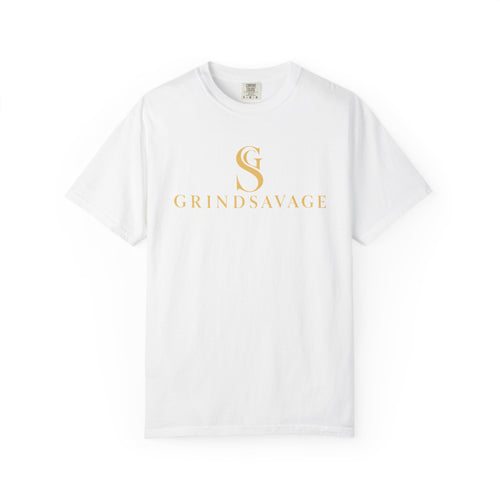 GrindSavage Gold Emblem Garment-Dyed T-Shirt