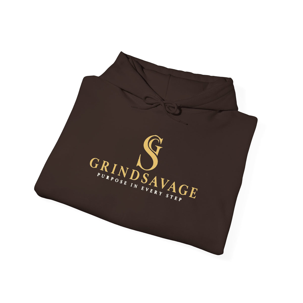 GrindSavage Gold Emblem Hoodie