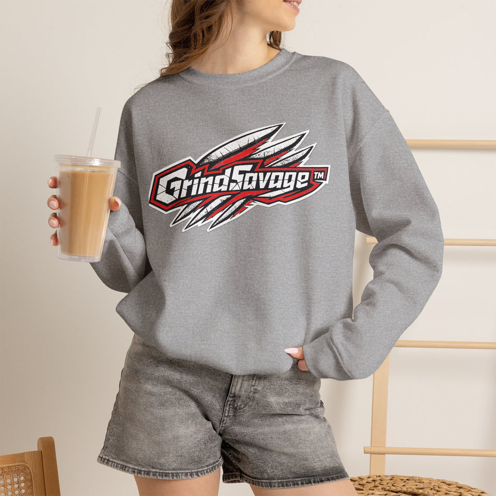 GrindSavage Signature Logo Crewneck Sweatshirt