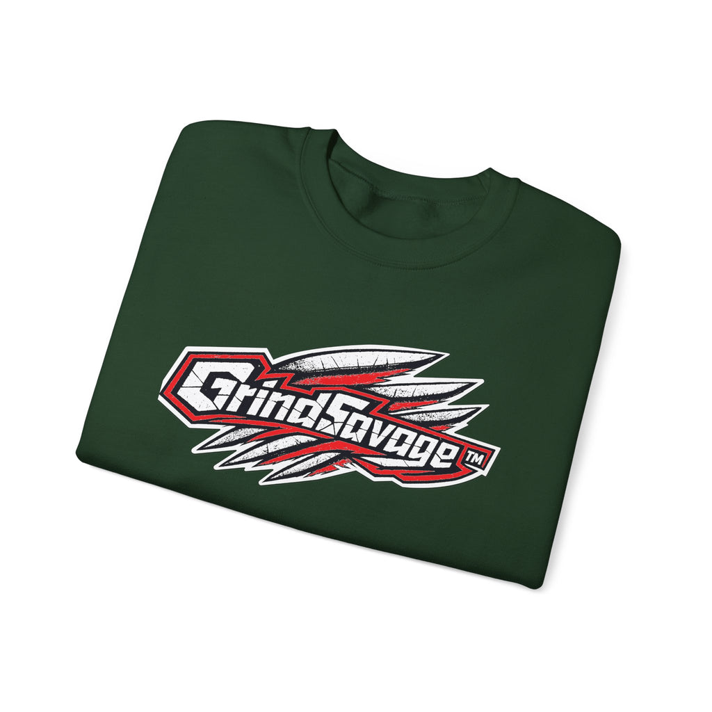 GrindSavage Signature Logo Crewneck Sweatshirt