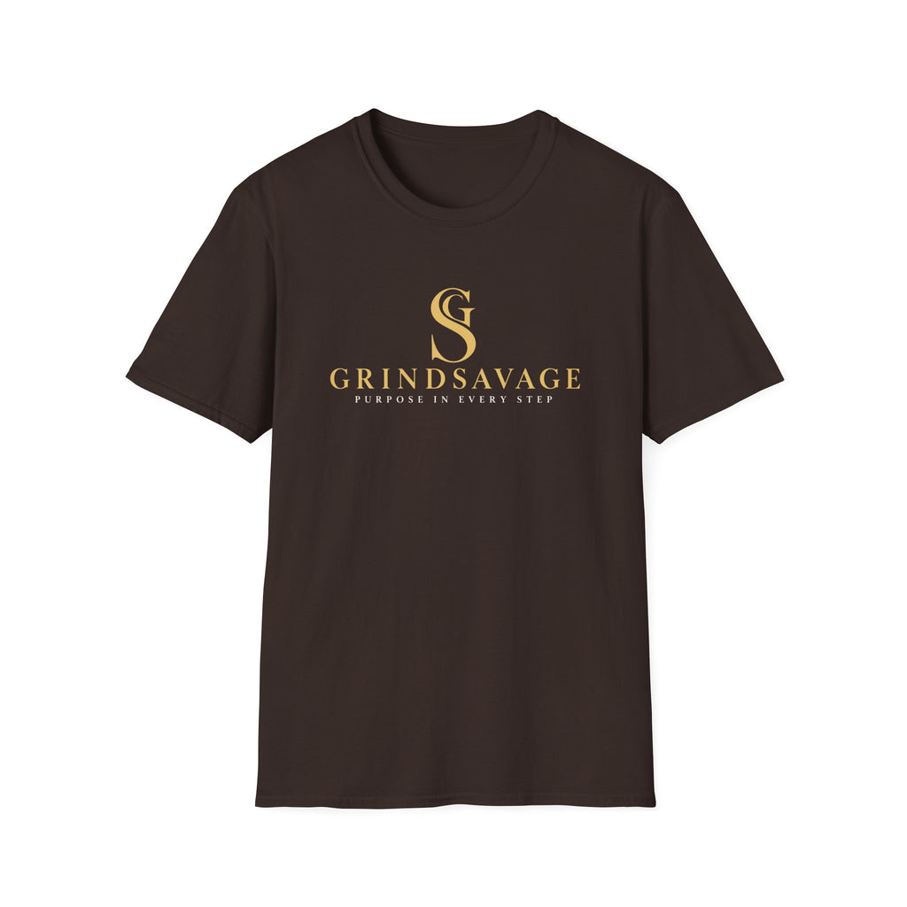 GrindSavage Minimalist Gold Logo T-Shirt