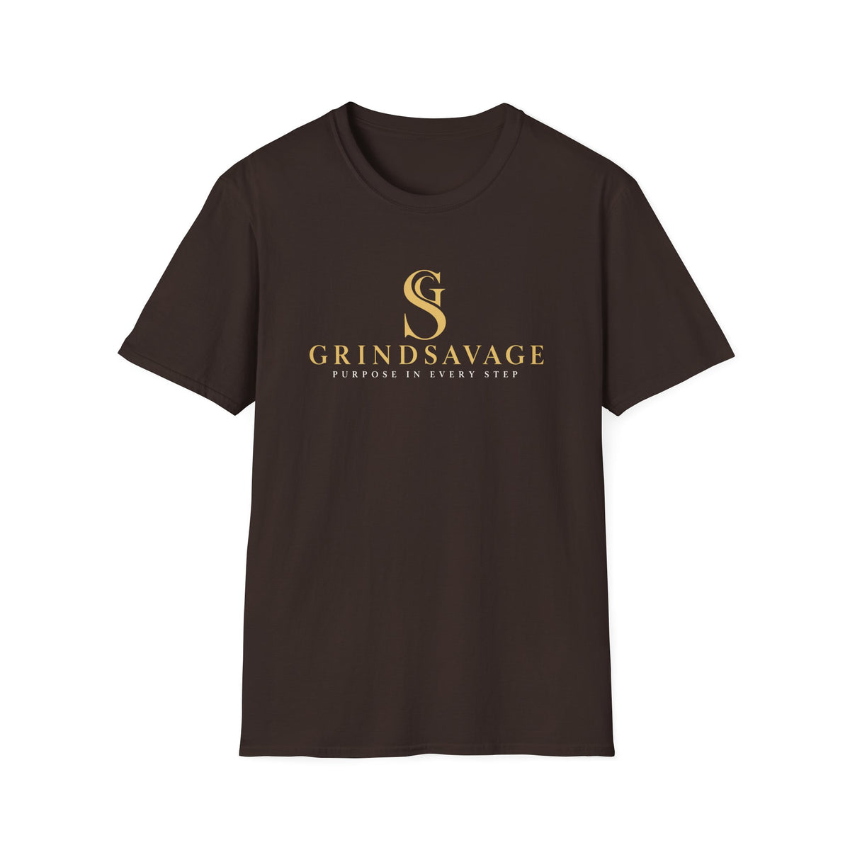 GrindSavage Minimalist Gold Logo T-Shirt