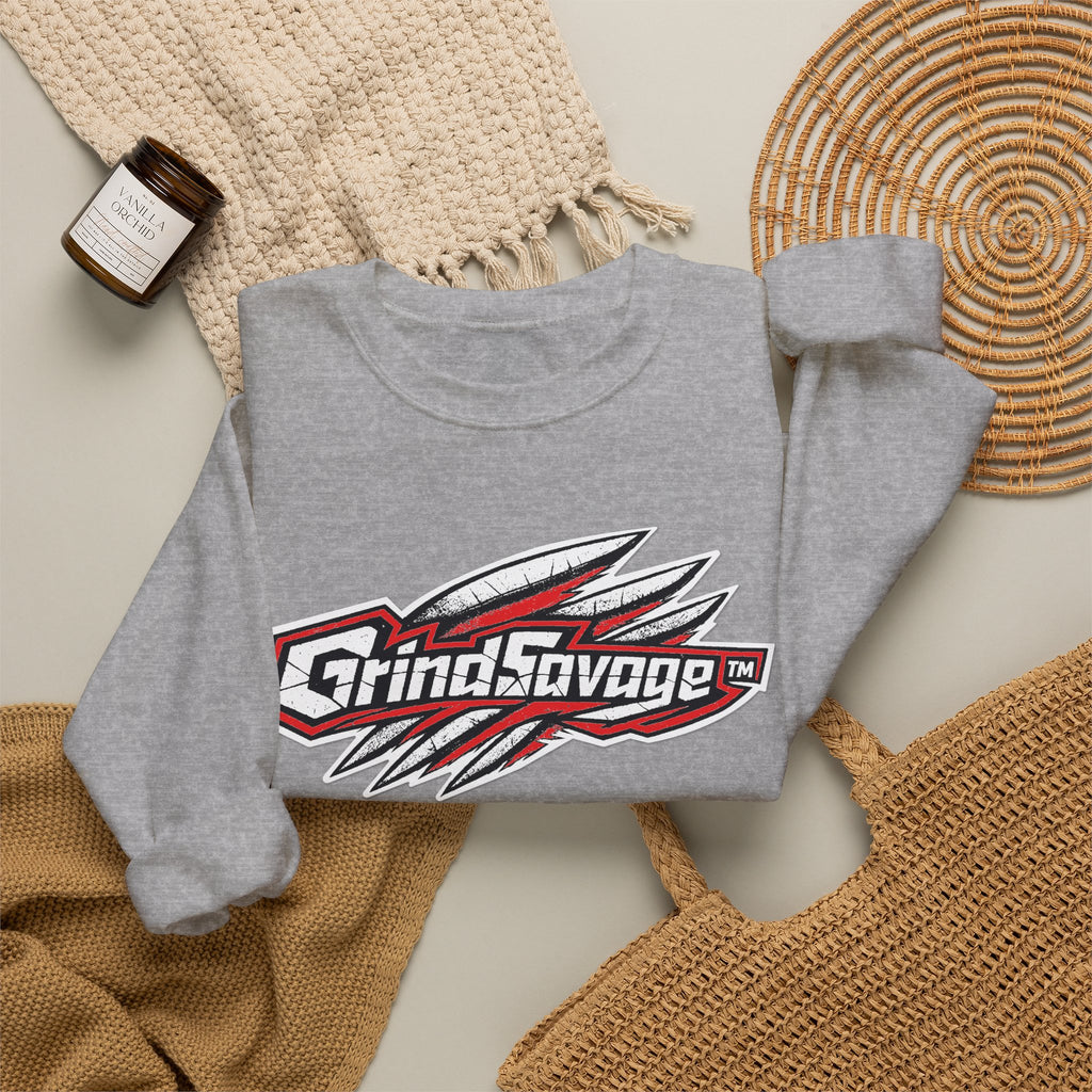 GrindSavage Signature Logo Crewneck Sweatshirt