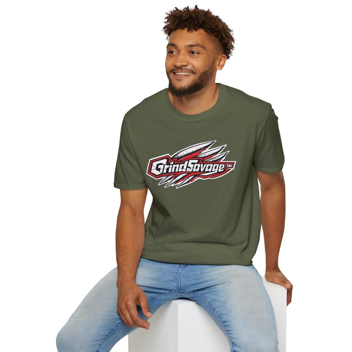 GrindSavage Men’s Signature Logo T-Shirt