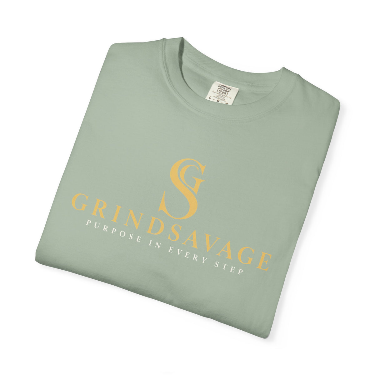 GrindSavage Gold Emblem Garment-Dyed T-Shirt