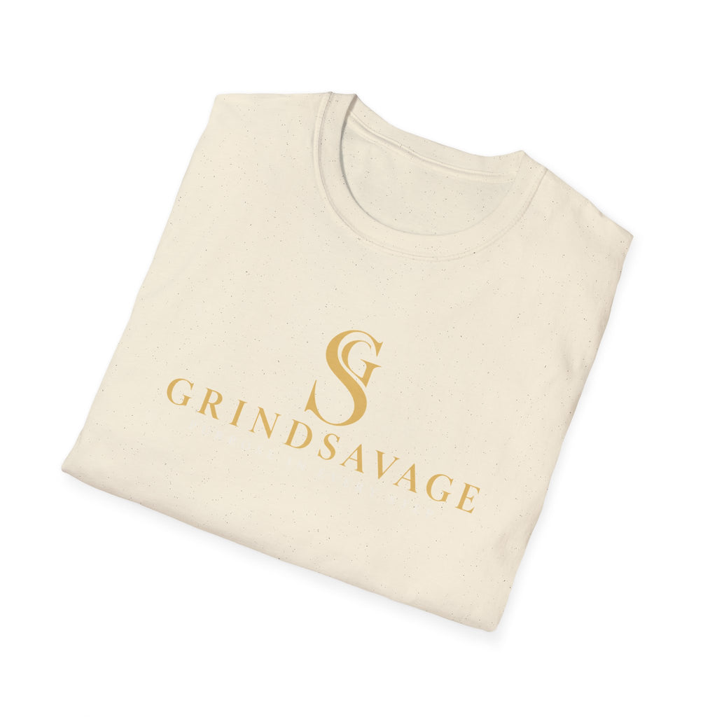 GrindSavage Minimalist Gold Logo T-Shirt