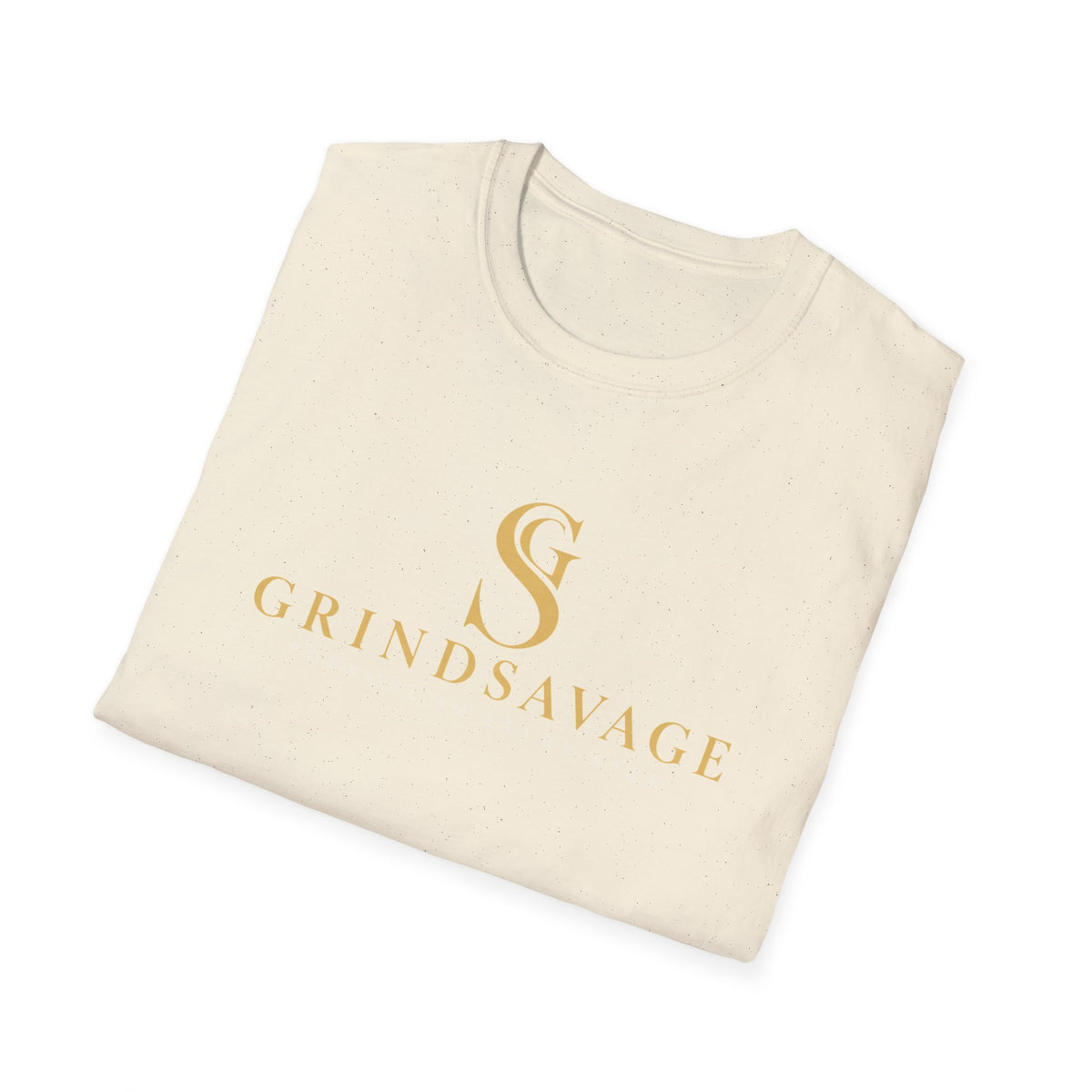 GrindSavage Minimalist Gold Logo T-Shirt