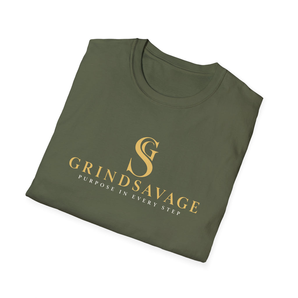 GrindSavage Minimalist Gold Logo T-Shirt