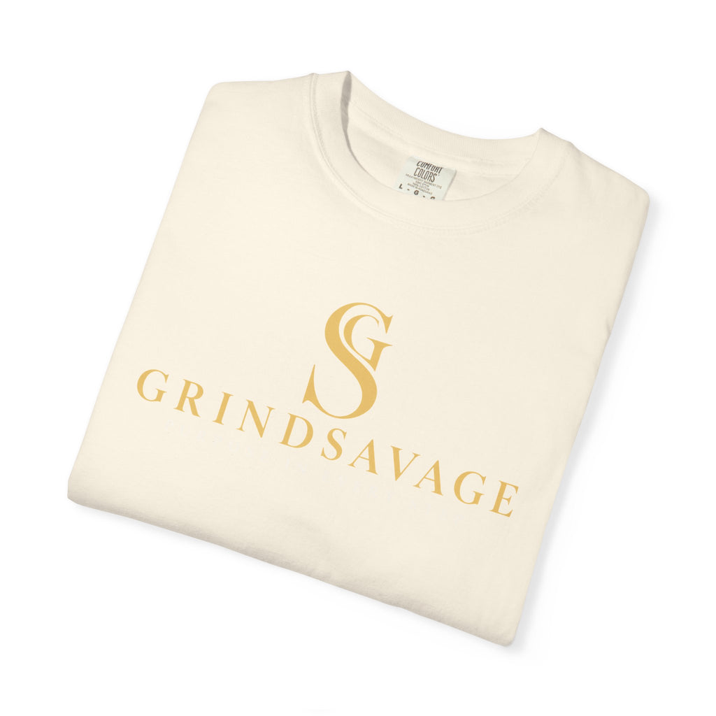 GrindSavage Gold Emblem Garment-Dyed T-Shirt