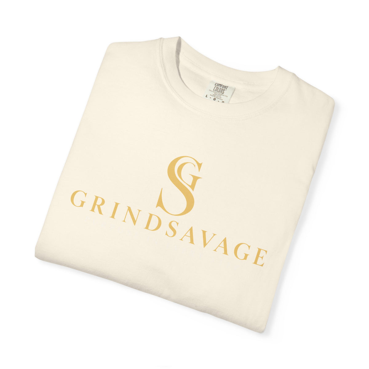 GrindSavage Gold Emblem Garment-Dyed T-Shirt