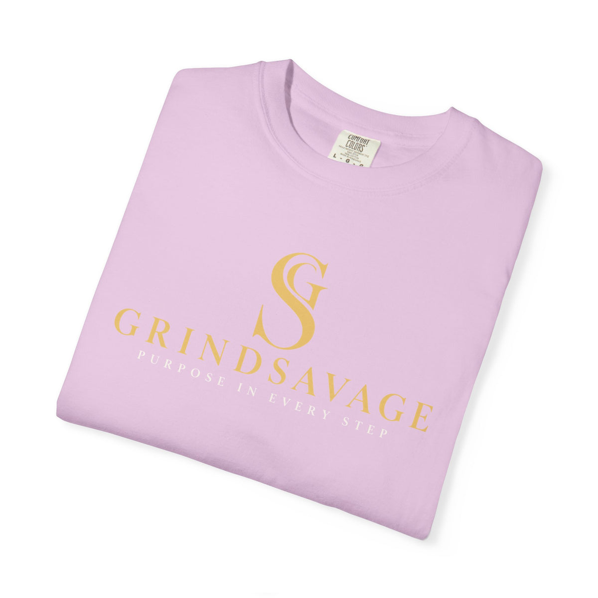 GrindSavage Gold Emblem Garment-Dyed T-Shirt
