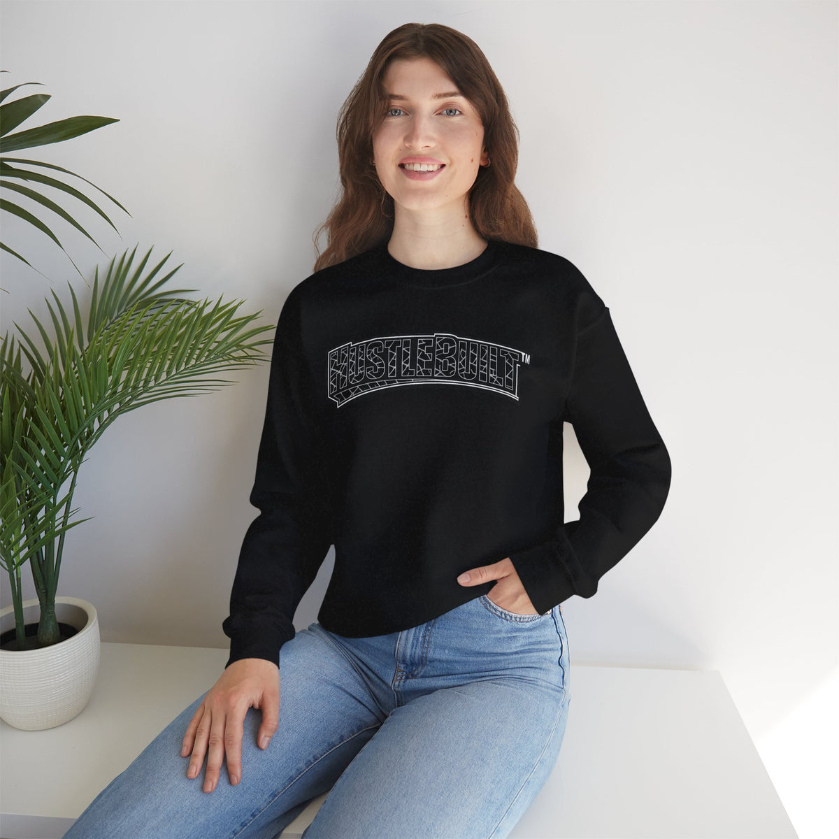 GrindSavage Hustle Built Crewneck Sweatshirt